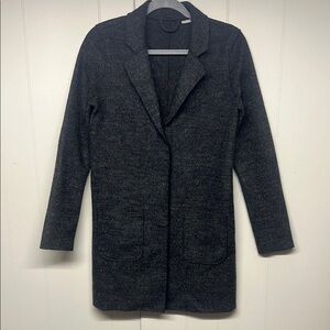 Halogen Dark Gray Blazer Coat
